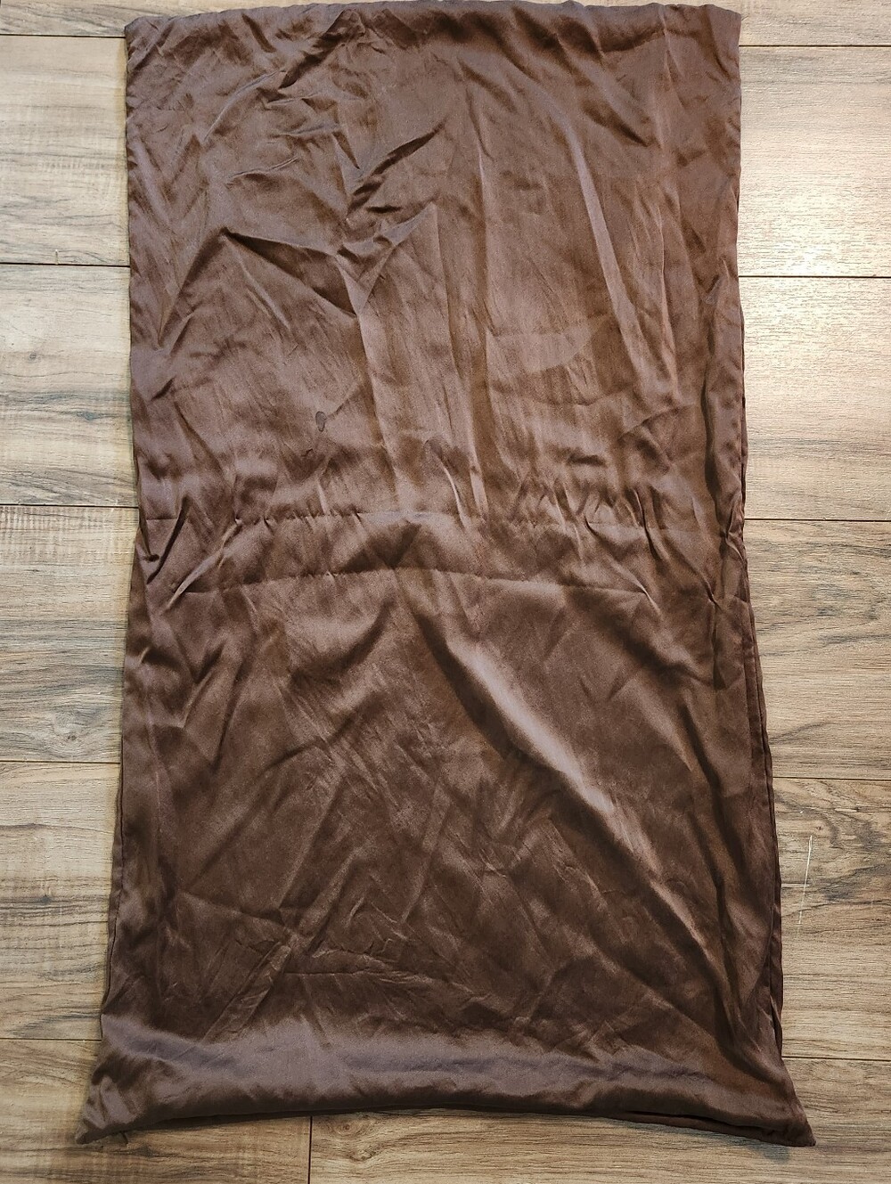 Zima Silk 100% Mulberry Silk Brown 1 Standard Pillow Case